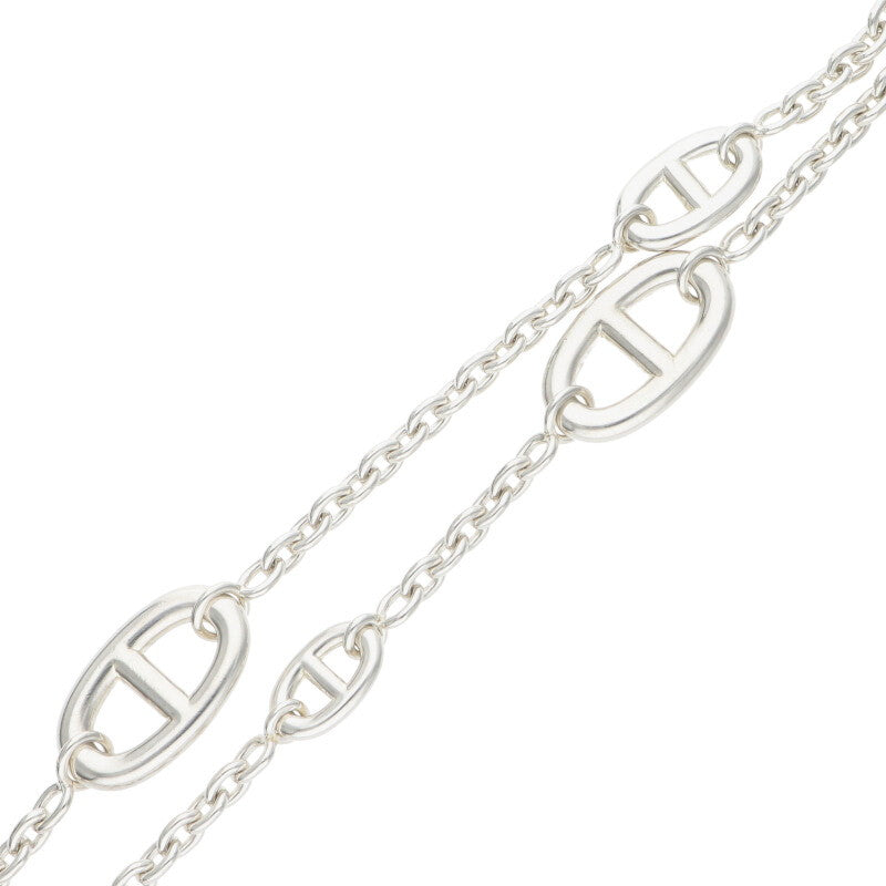 HERMES Farandole Sterling Silver Long Necklace Size ONE SIZE