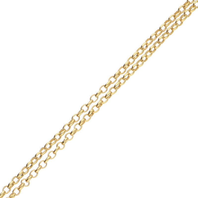 Chrome Hearts 22K Roll Chain Gold Necklace Size ONE SIZE