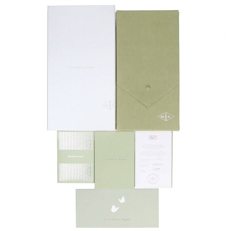 VANCLEEF & ARPELS K18YG 20-Motif Malachite Size ONE SIZE