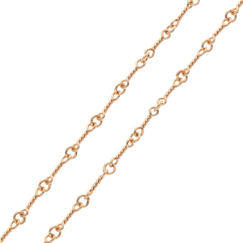 Chrome Hearts 22K Twist Chain Gold Necklace Size ONE SIZE