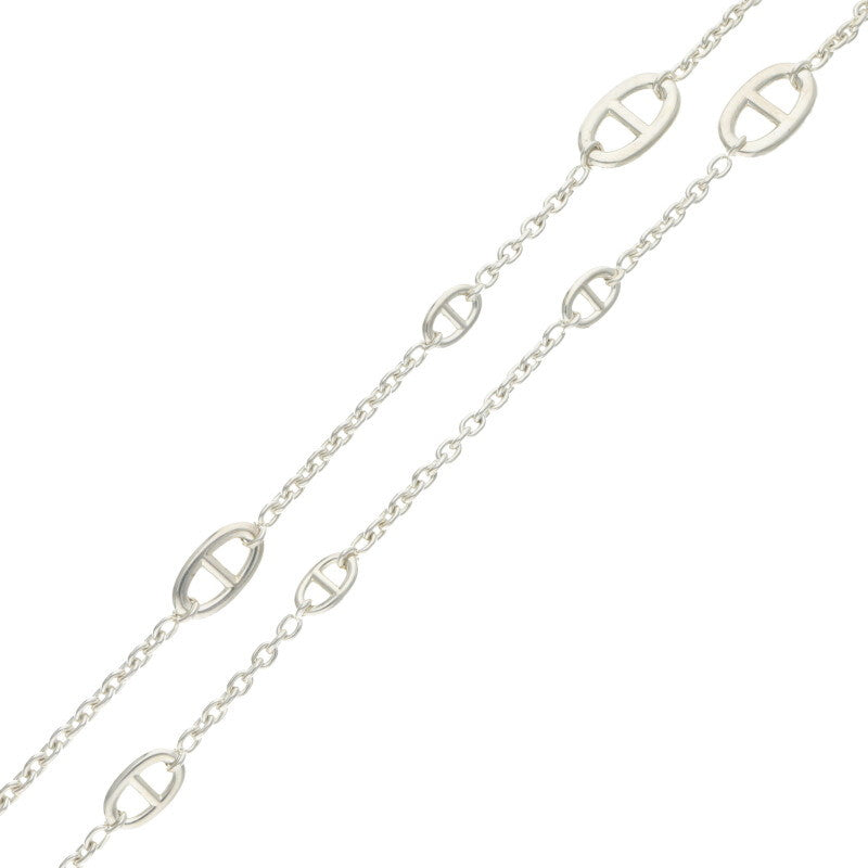 HERMES Farandole Sterling Silver Long Necklace Size ONE SIZE