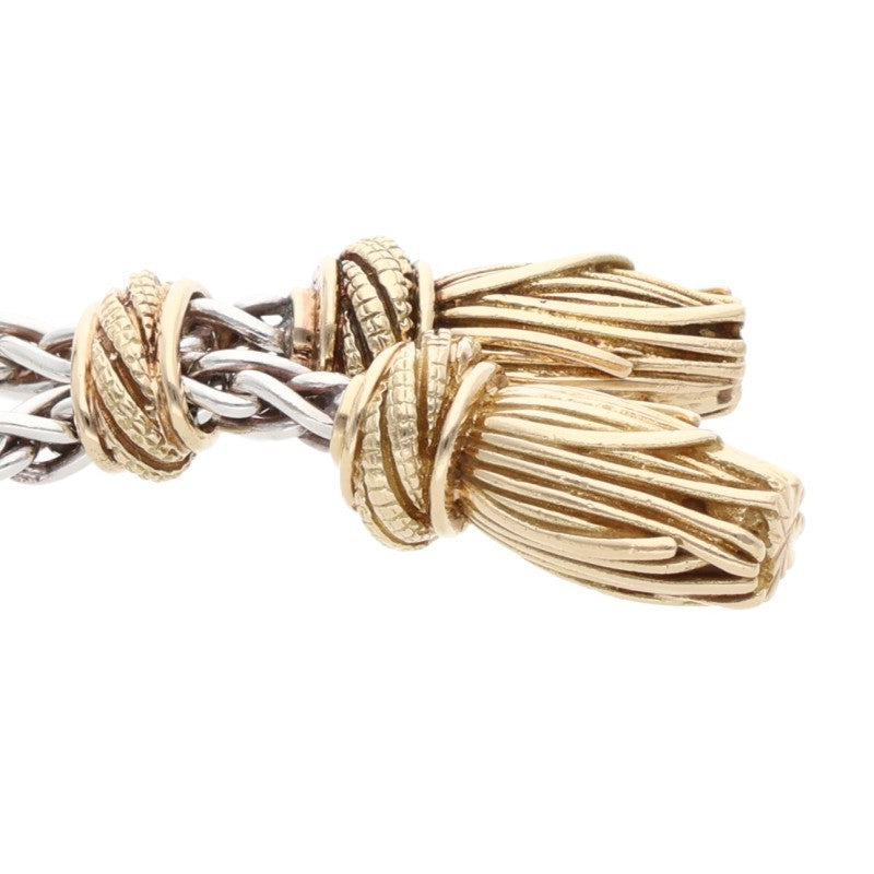 HERMES Ariane Vintage Necklace Silver/Gold Size ONE SIZE