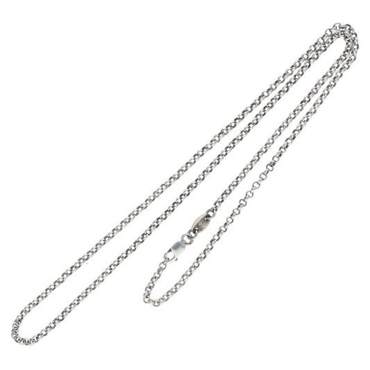 Chrome Hearts Chain inch Necklace Silver Size 18inch (Silver 5.02g)