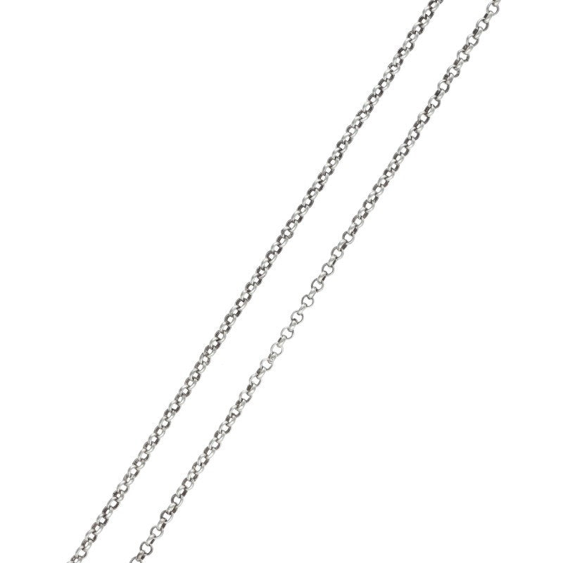 Chrome Hearts Chain inch Necklace Silver Size 18inch (Silver 5.02g)