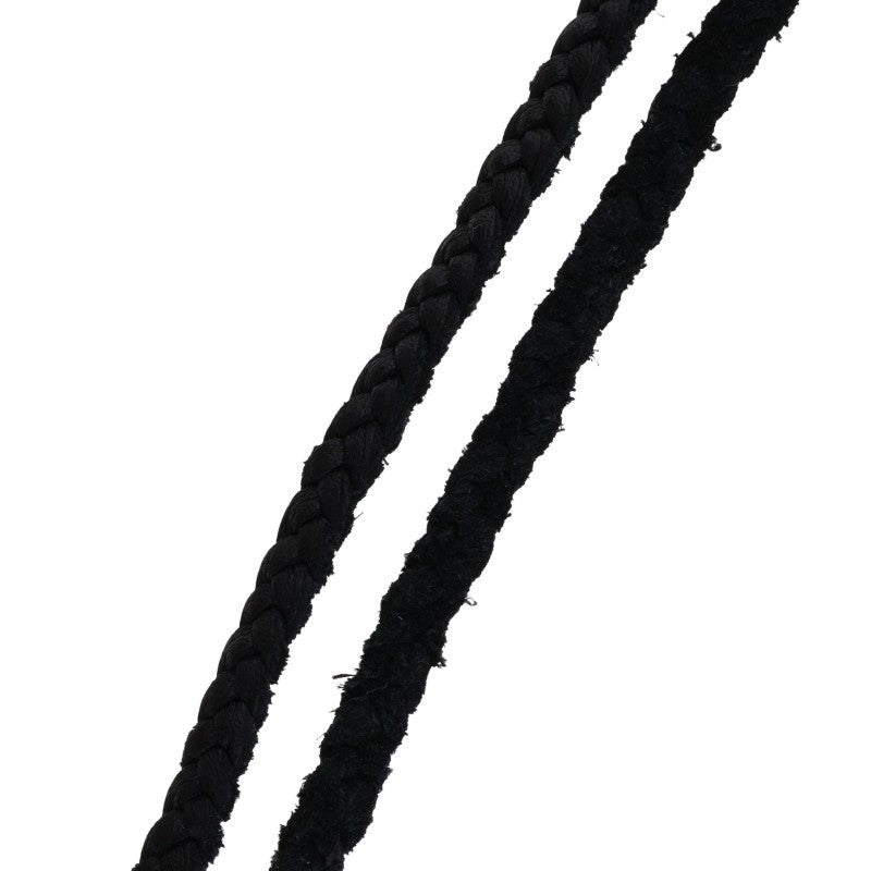 Chrome Hearts Leather scroll braid Silver (Silver 10.47g)