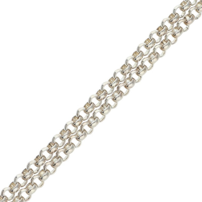 HERMES Mors de Bride Silver Necklace Size ONE SIZE