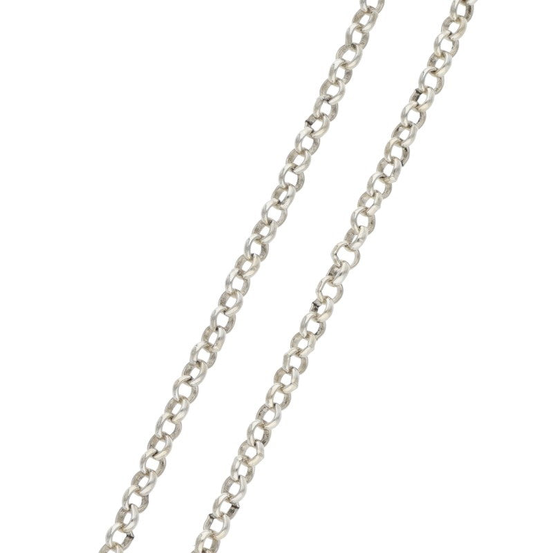 Chrome Hearts Roll Chain 18" Silver Necklace Size ONE SIZE