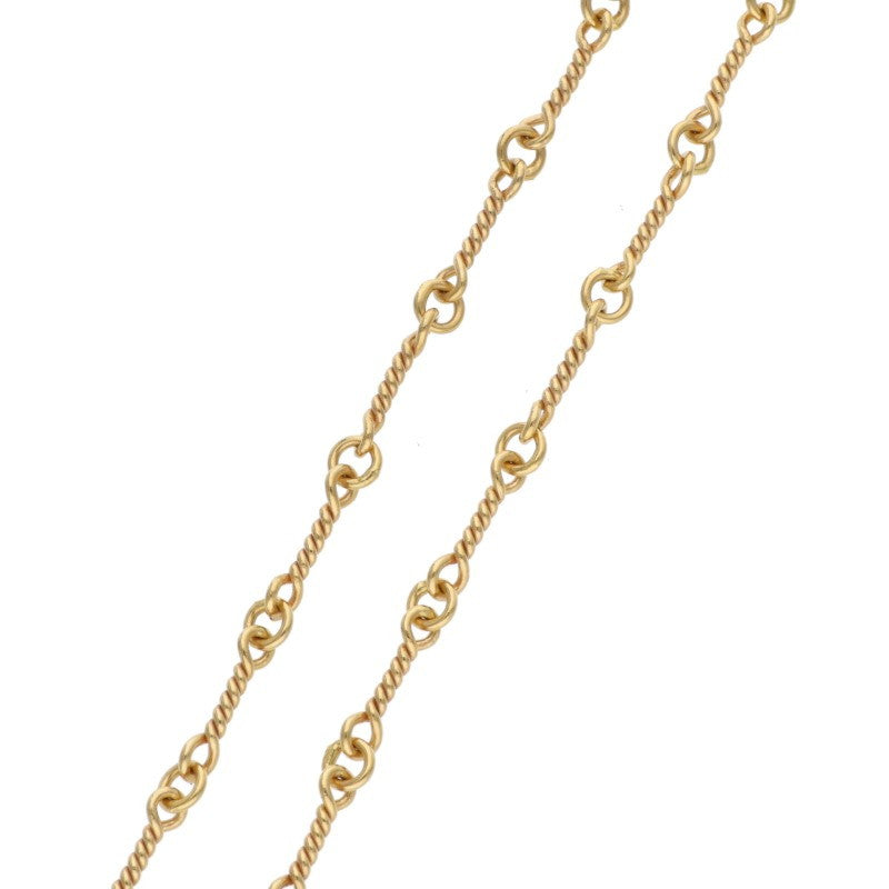 Chrome Hearts 22K Yellow Gold Chain Necklace Size 16INCH