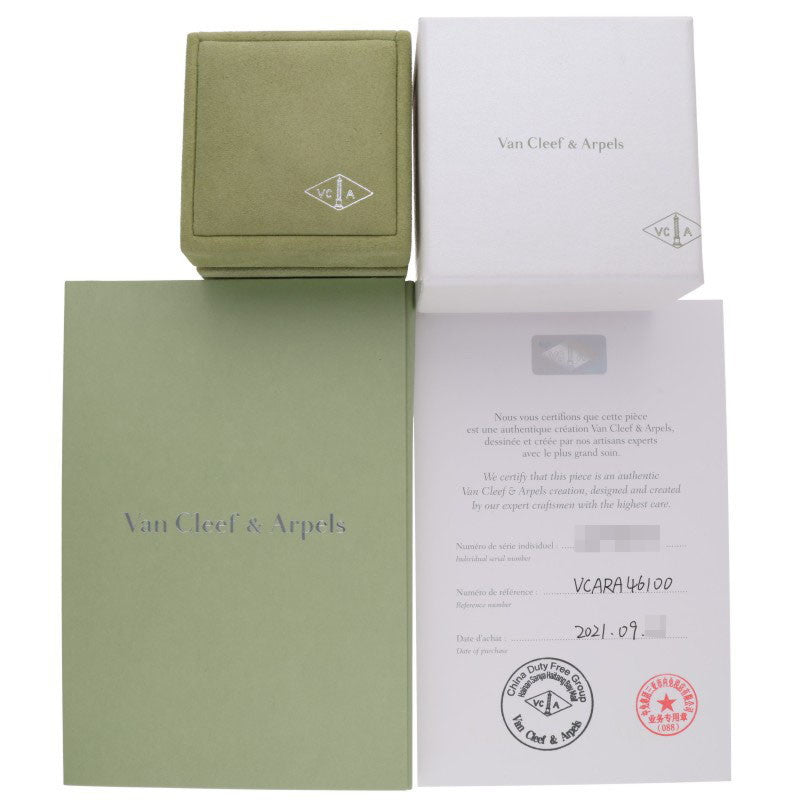 VANCLEEF & ARPELS Vintage Alhambra K18WG Size ONE SIZE