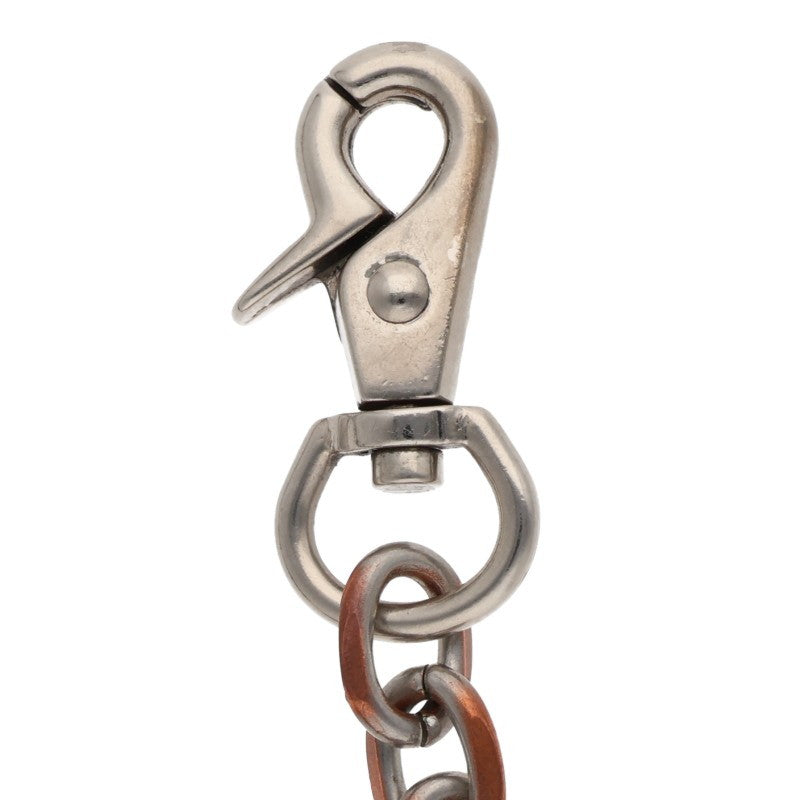 Our Legacy Ladon Leather Wallet Chain Silver Size ONE SIZE