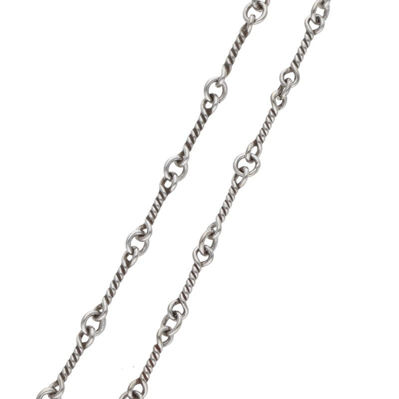 Chrome Hearts 18KWG T18 Twist Chain Necklace Size ONE SIZE
