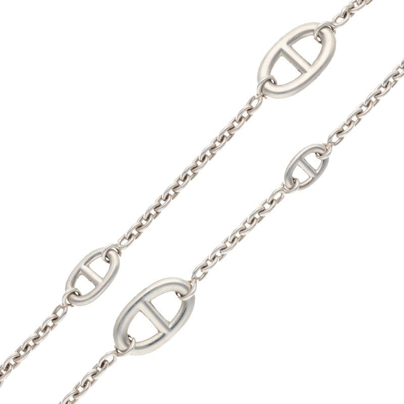 HERMES Farandole Long Silver Necklace 925 Size ONE SIZE