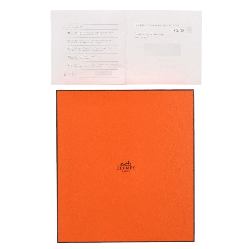 HERMES Chaine d'Ancre TPM K18YG Choker Necklace Size 62LINK
