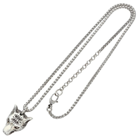 GUCCI ANGER FOREST WOLF NECKLACE 925 Size ONE SIZE