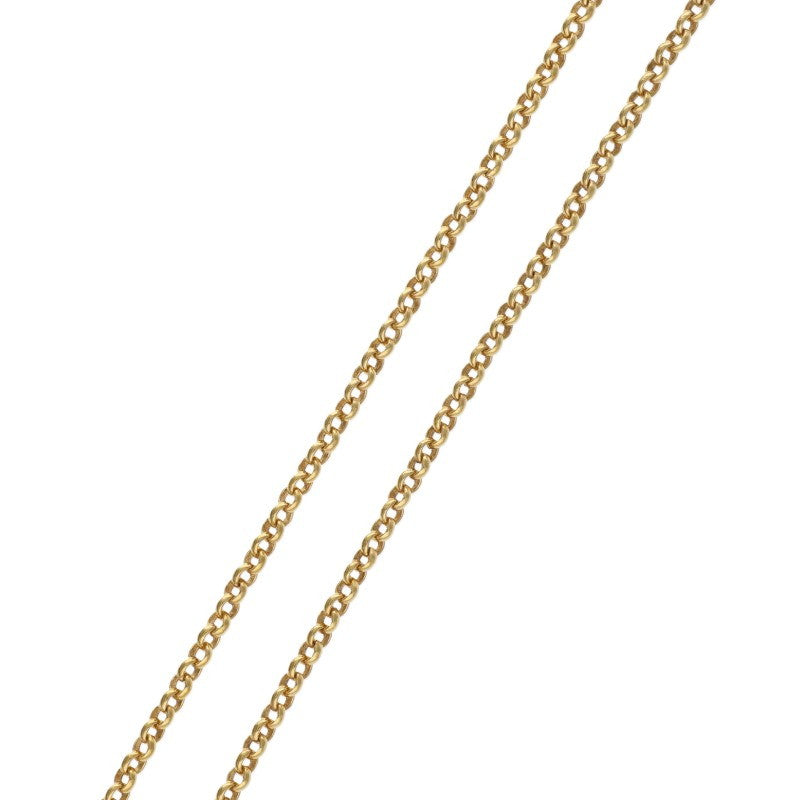 Chrome Hearts 22K Yellow Gold Chain Necklace Size 18INCH