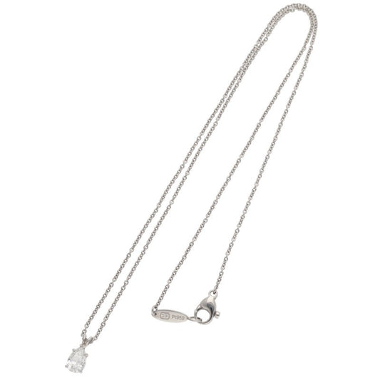 HARRY WINSTON Solitaire Pt950 Diamond Necklace