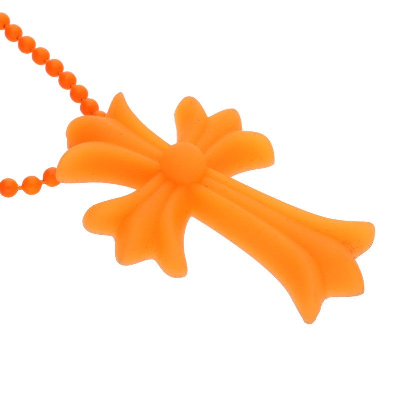 Chrome Hearts Small Rubber Goods Orange (Silver 11.73g)