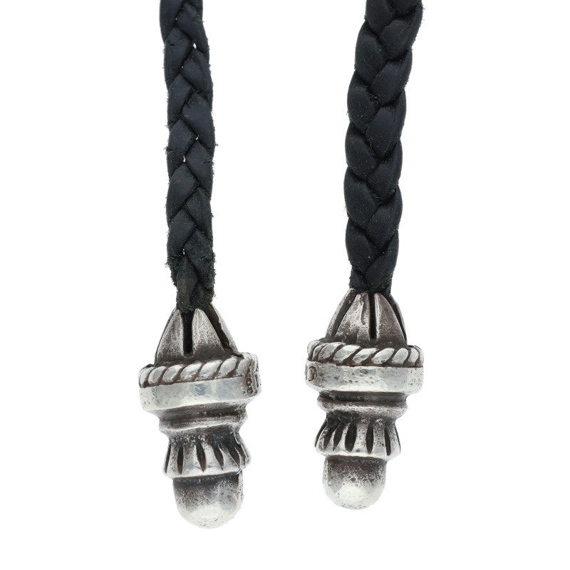Chrome Hearts Small CH Cross Bolo Tip Necklace