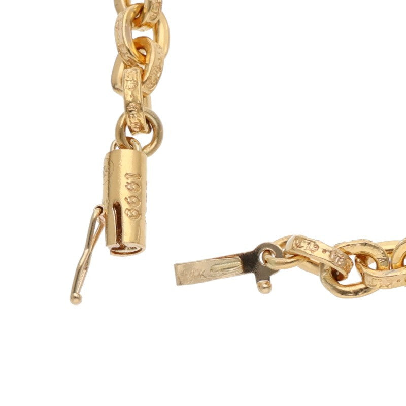 Chrome Hearts 22K Yellow Gold Paper Chain Size ONE SIZE