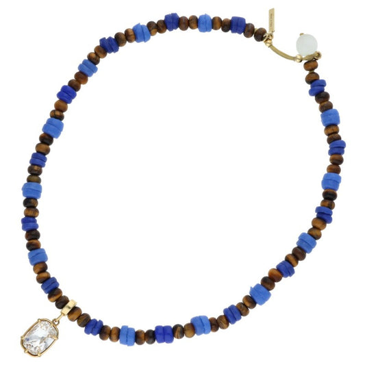 WALES BONNER Crystal Top Bead Necklace Multi Size ONE SIZE