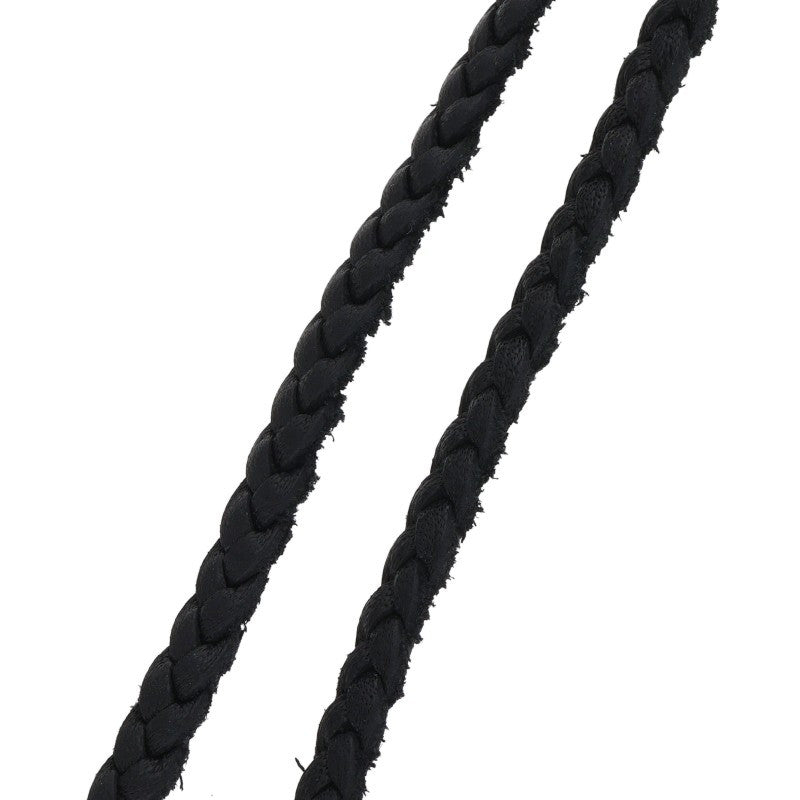 Chrome Hearts Scroll Leather Braid Necklace Size ONE Multi
