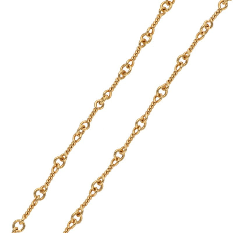 Chrome Hearts 22K Yellow Gold Twist Chain Size ONE SIZE