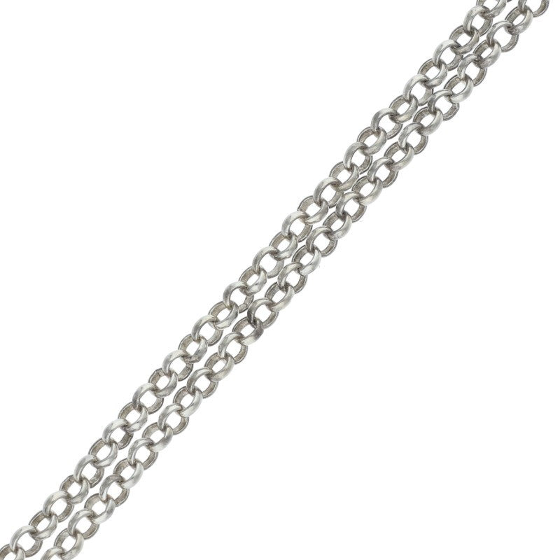 Chrome Hearts Roll Chain Necklace 925 Silver Size ONE SIZE