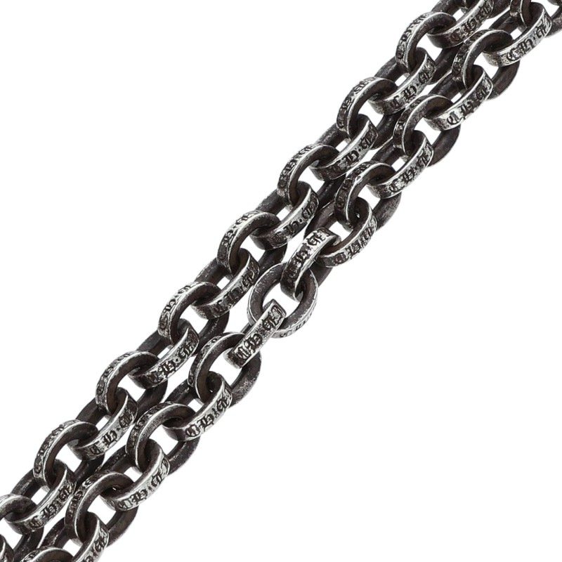 Chrome Hearts 18" Paper Chain Silver Necklace Size ONE SIZE