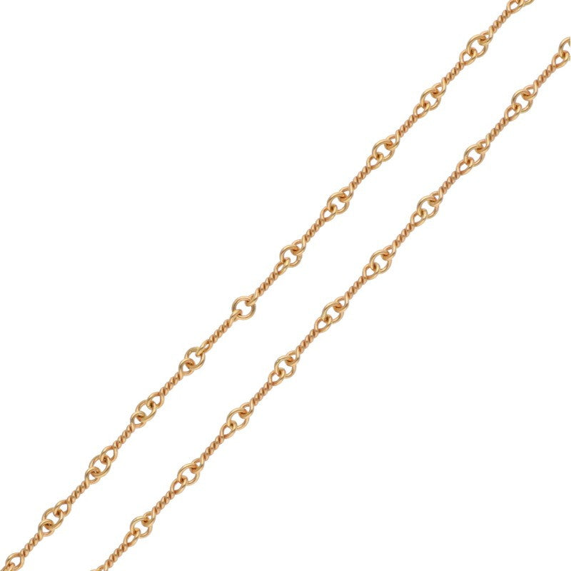 Chrome Hearts 22K Twist Chain Yellow Gold Necklace Size 24