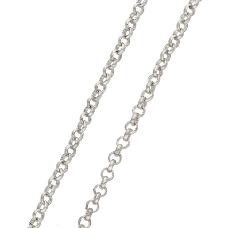 Chrome Hearts Roll Chain 18" Silver Necklace Size ONE SIZE
