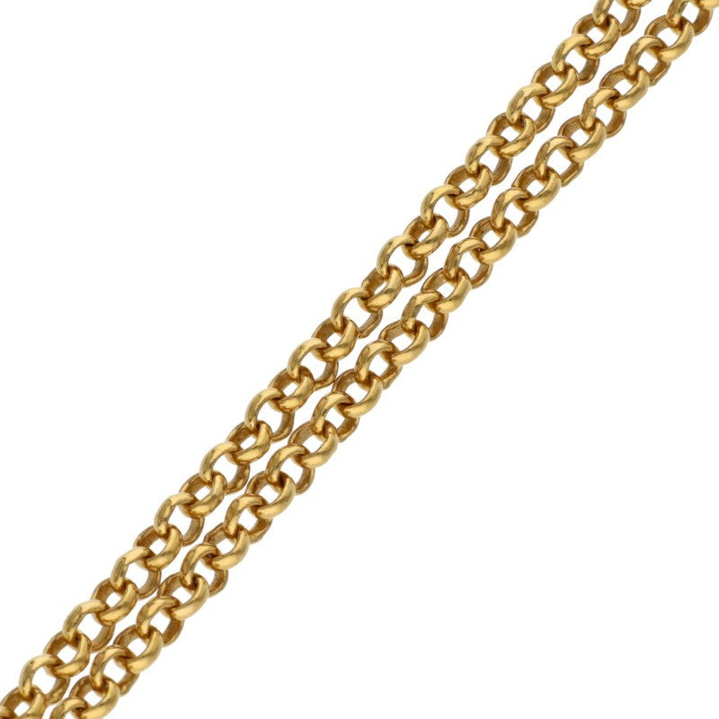 Chrome Hearts 22K Roll Chain 20 Gold Necklace