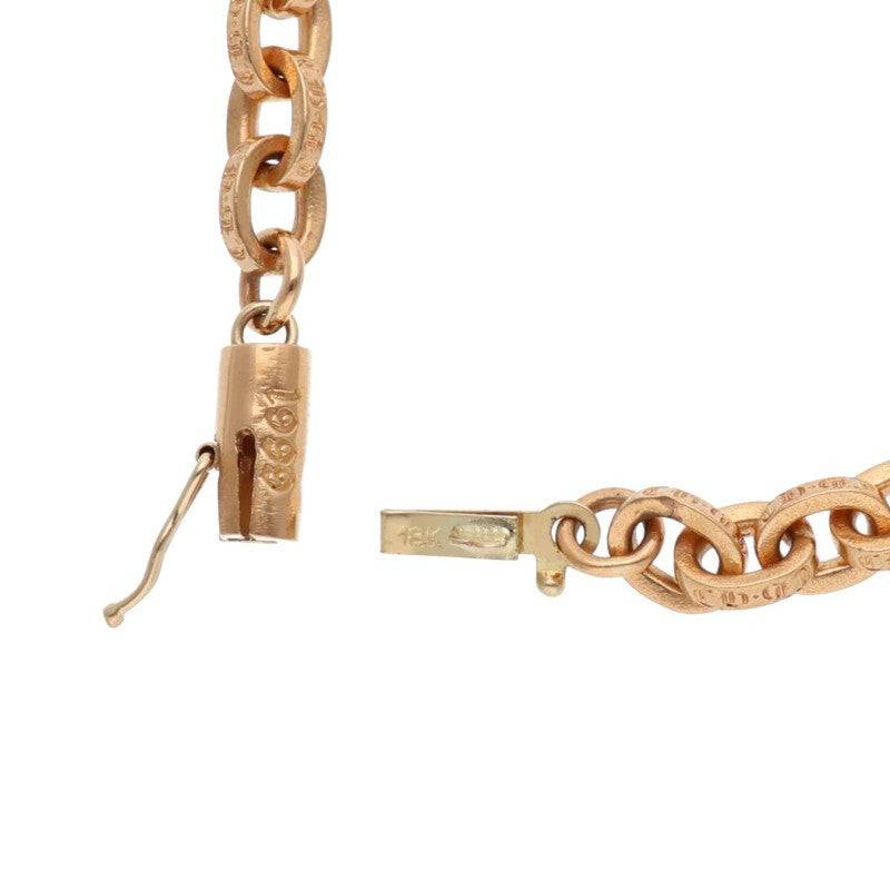 Chrome Hearts 22K Yellow Gold Chain Necklace Size 20INCH
