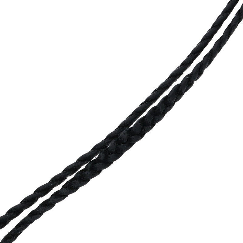 Chrome Hearts Scroll Leather Braid Silver Size ONE SIZE