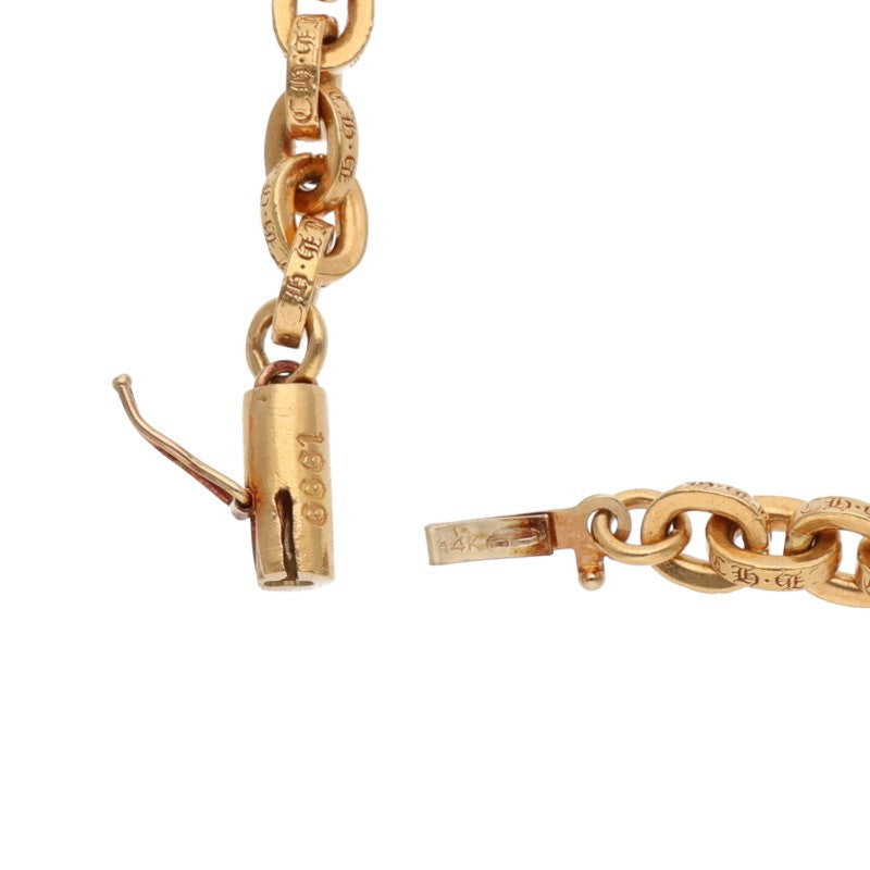 Chrome Hearts 22K Paper Chain 24 Gold Necklace Size ONE SIZE