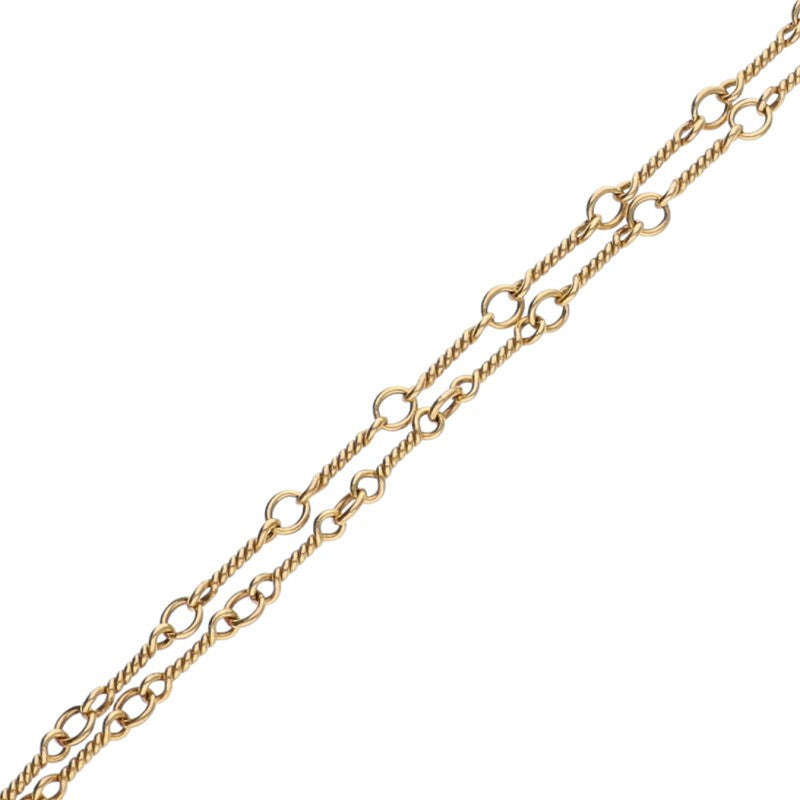 Chrome Hearts 22K Yellow Gold Twist Chain 18"