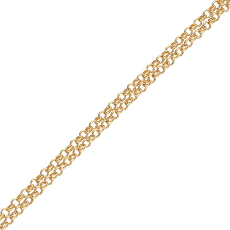 Chrome Hearts 22K Yellow Gold 20" Roll Chain Size ONE SIZE