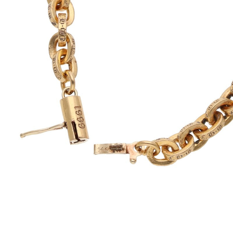 Chrome Hearts 22K Yellow Gold Chain Necklace Size 18INCH