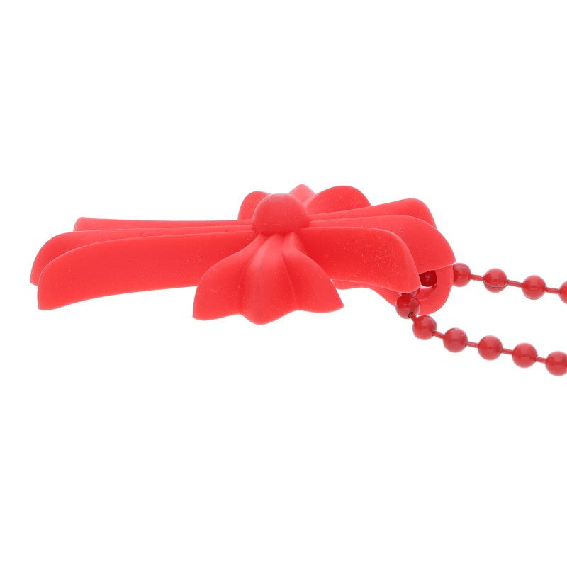 Chrome Hearts Red Rubber Small CH Cross Size ONE SIZE