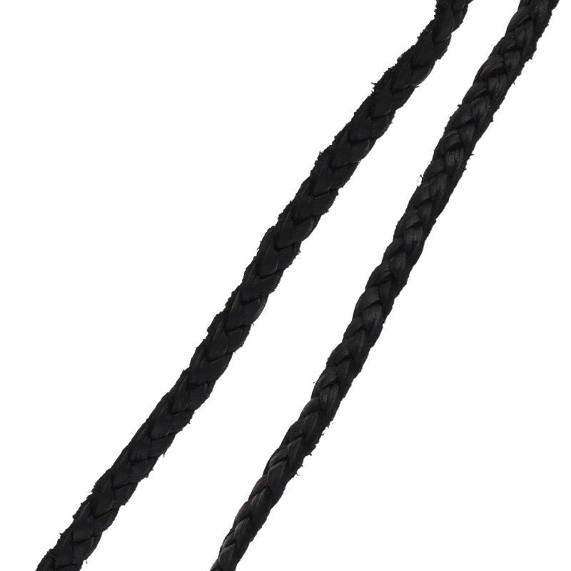 Chrome Hearts Spike Leather Braid Necklace Size ONE SIZE