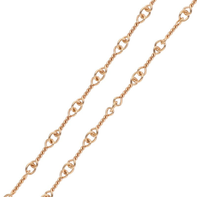 Chrome Hearts 22K Twist Chain Gold Yellow Size 20INCH