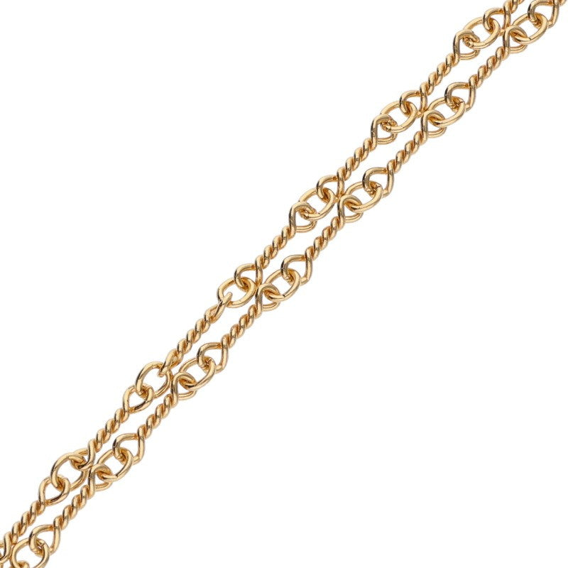 Chrome Hearts 22K Twist Chain Yellow Gold Necklace Size 18