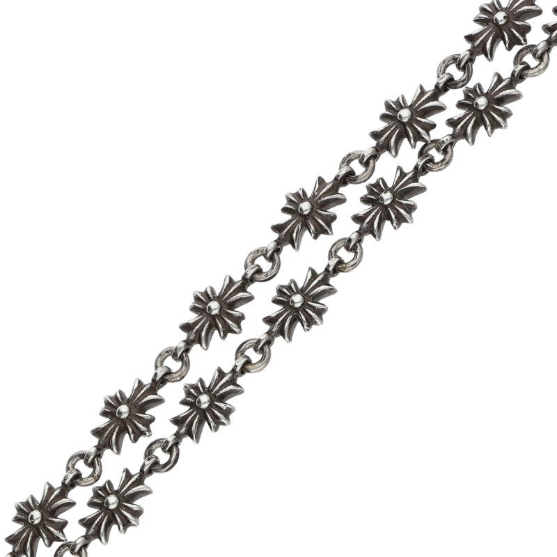 Chrome Hearts 925 Choke Chain Silver Necklace Size 32INCH
