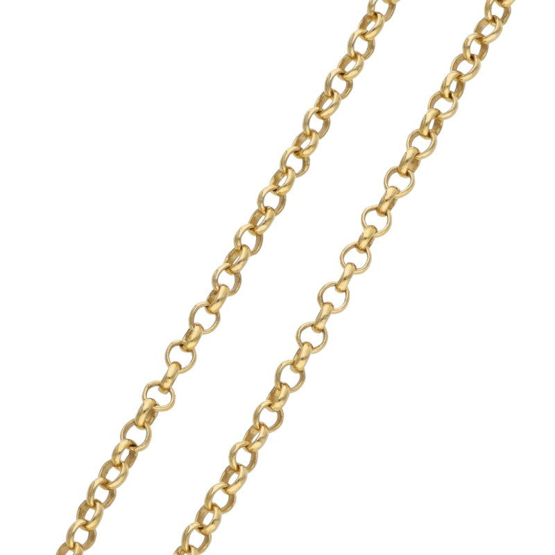 Chrome Hearts 22K Roll Chain Gold Yellow Size 18INCH