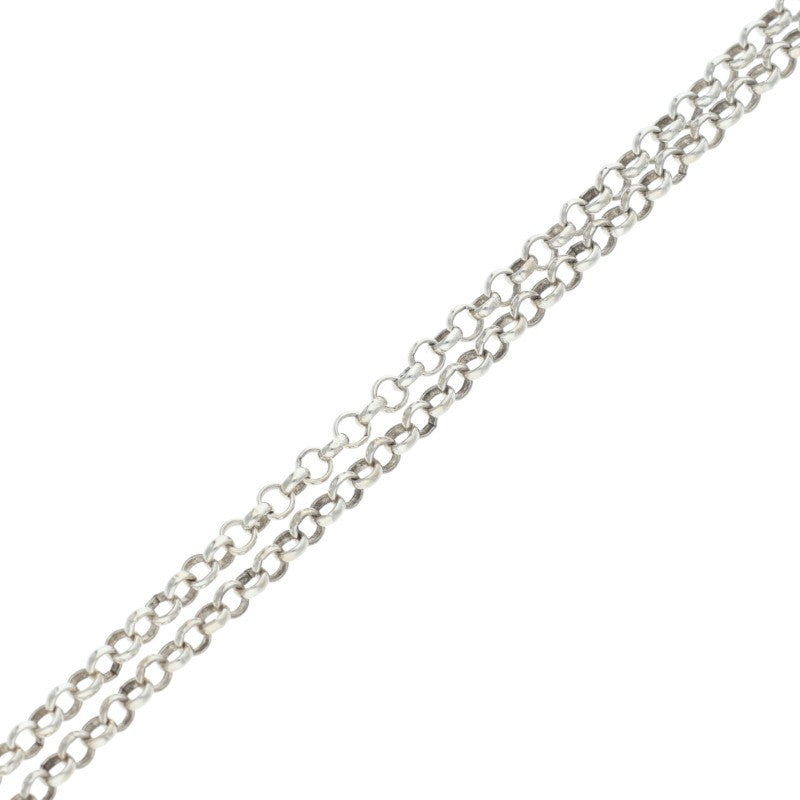 Chrome Hearts Silver Roll Chain Necklace Size 18INCH