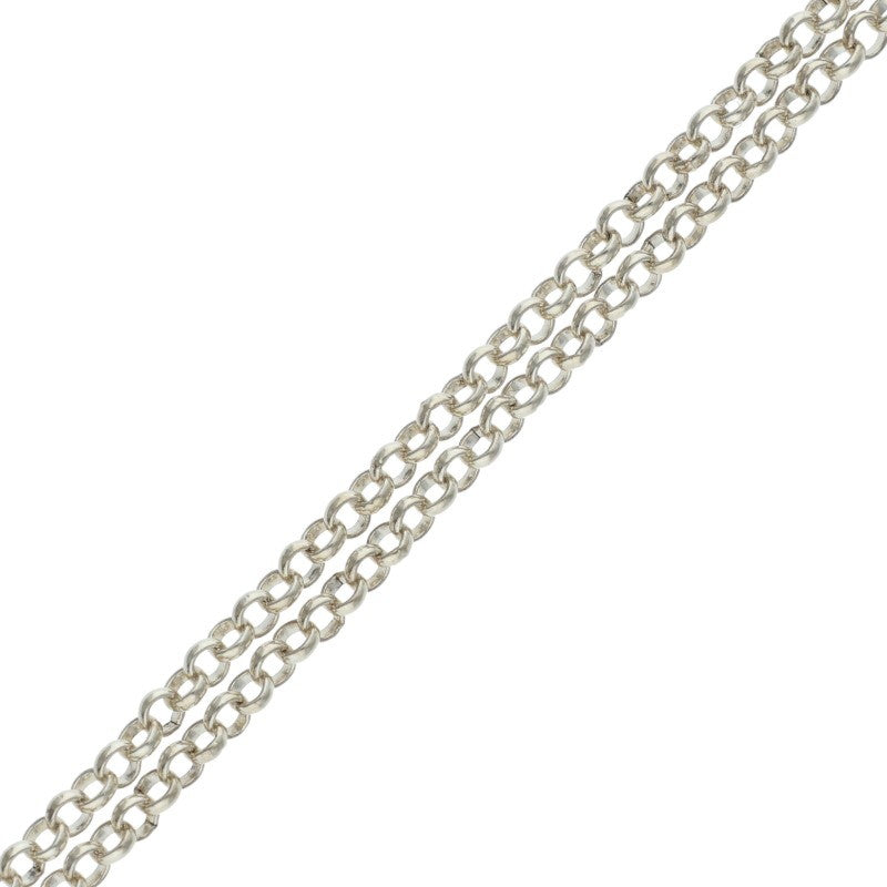 Chrome Hearts Silver Roll Chain Necklace Size 16INCH