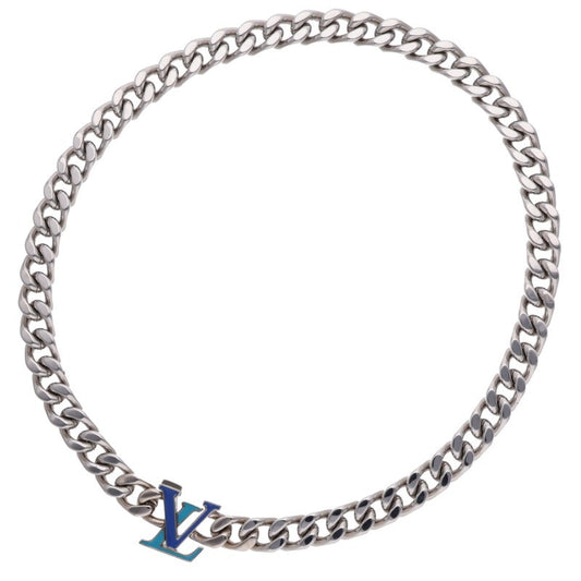 LOUISVUITTON Collier LV Chain Necklace Silver