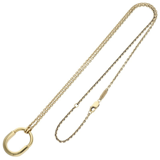 TIFFANY&Co. K18YG Lock Small Necklace Size ONE SIZE
