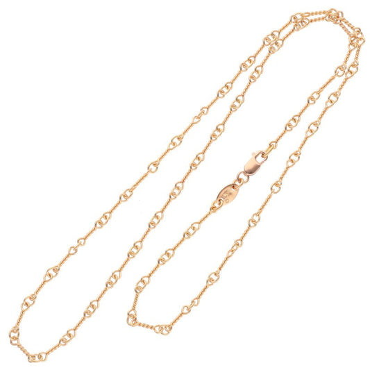 Chrome Hearts 22K T18 Twist Chain Gold Necklace Size 18INCH