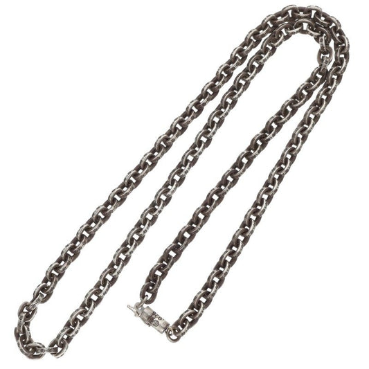 Chrome Hearts Paper Chain Silver Necklace Size 20INCH