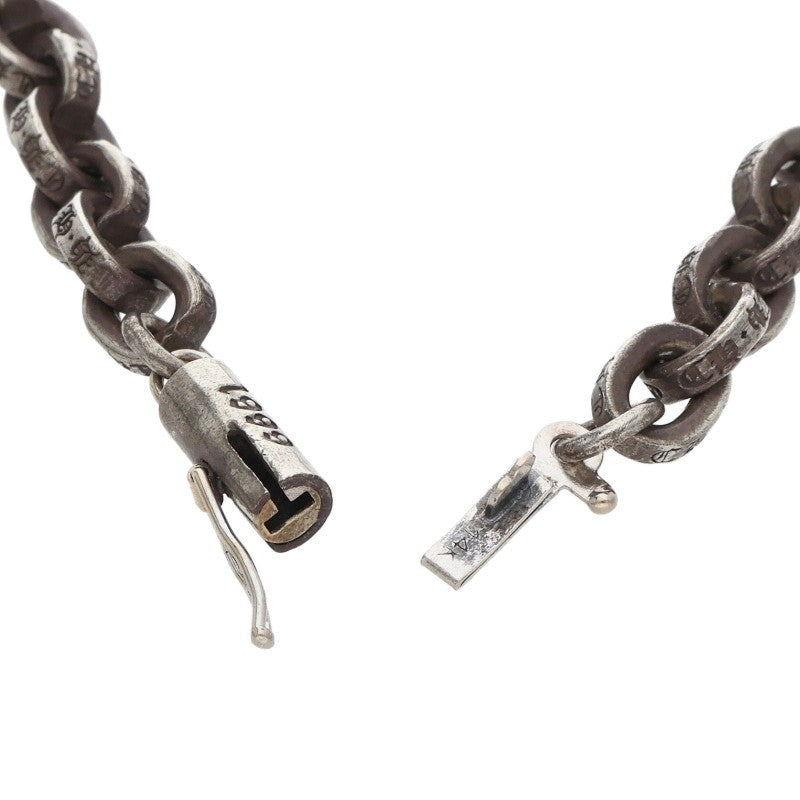 Chrome Hearts Paper Chain Silver Necklace Size 20INCH